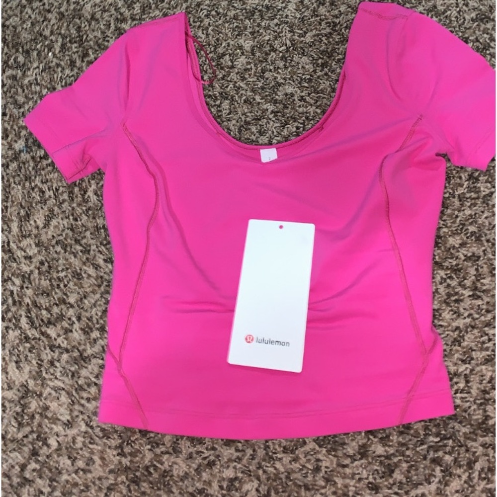 Sonic pink Lululemon align tank size 2